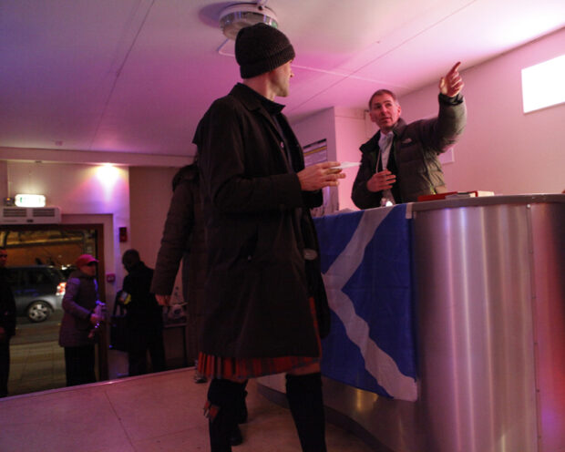 Ed McCabe, who runs the St Andrews Day ceilidh at The Camden Cen