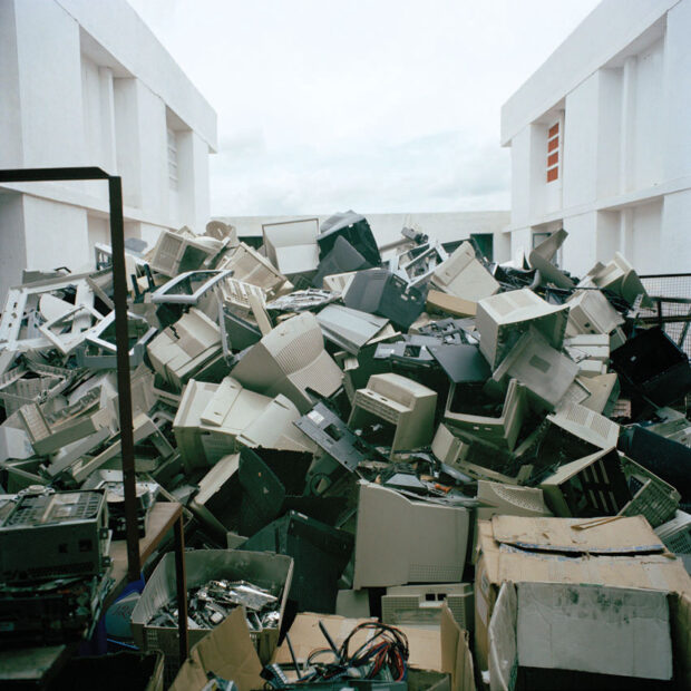 Electronic waste (e-waste) stored in a recyling yard in Bangalore, the IT capital of India. Like many of India’s cities Bangalore is generating thousands of tons of domestic e-waste every year. © Sophie Gerrard 2006, all rights reserved. Electronic waste (e-waste) stored in a recyling yard in Bangalore, the IT capital of India. Like many of India’s cities Bangalore is generating thousands of tons of domestic e-waste every year. © Sophie Gerrard 2006, all rights reserved.