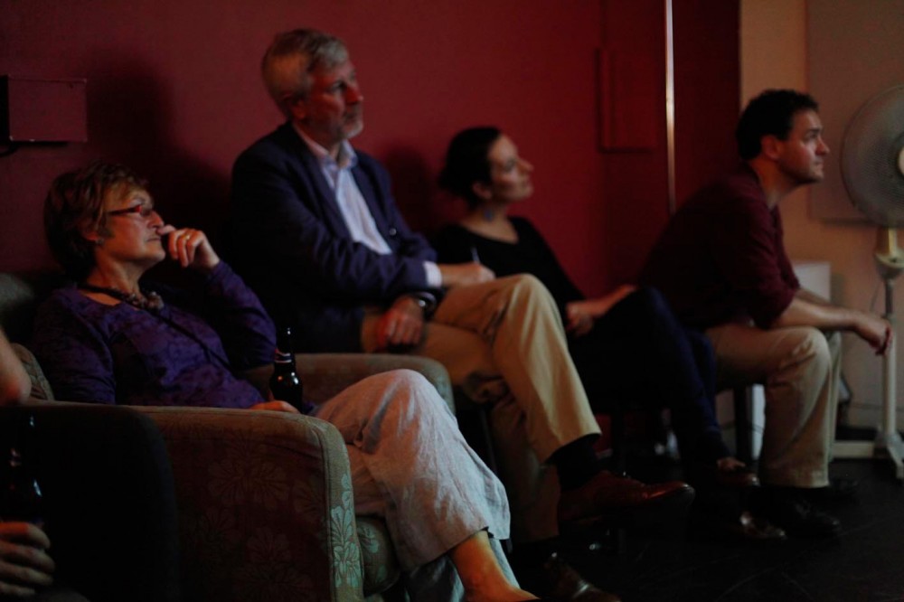 The audience at the Document Scotland Summer Salon event at Stills Gallery, Edinburgh