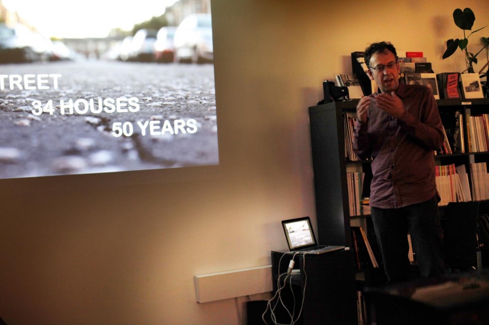 Colin McPherson presents his new work to the audience