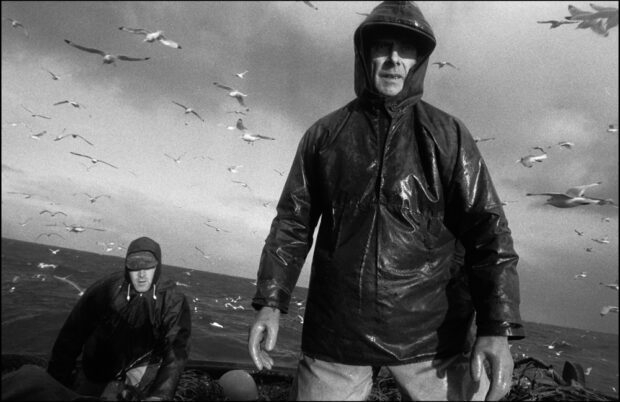 Aboard the seine netter 'Argosy', on the North Sea, 1995. ©Jeremy Sutton-Hibbert, all rights reserved.