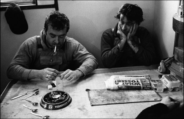 Aboard the seine netter 'Argosy', on the North Sea, 1995. ©Jeremy Sutton-Hibbert, all rights reserved.