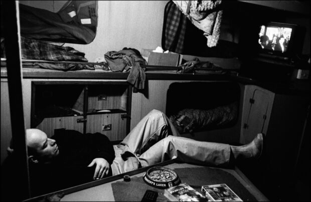 Aboard the seine netter 'Argosy', on the North Sea, 1995. ©Jeremy Sutton-Hibbert, all rights reserved.