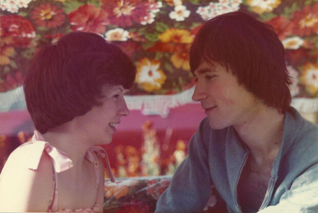 Lovers enjoying the summer of 1976, captured by a family friend. From 'Mother, Father' by Lucie Rachel. ©Lucie Rachel 2015, all rights reserved.