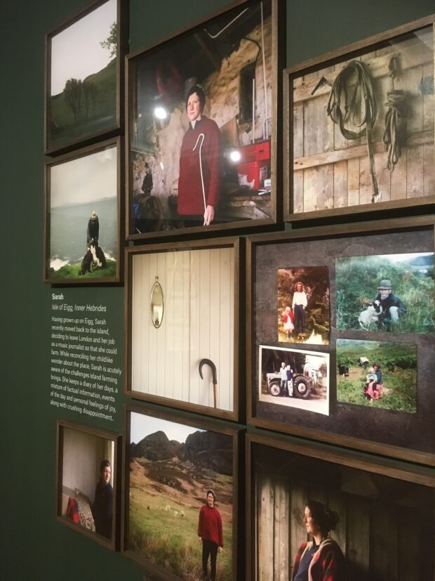 Installation shot of drawn to The Land at Perth Museum and Art Gallery. July 2019